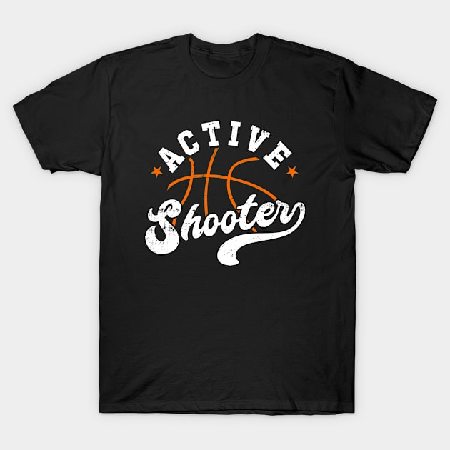 Basketball Active Shooter T-Shirt by Atelier Djeka